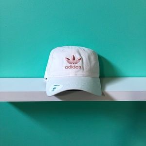 NEW! White & Pink Adidas Hat